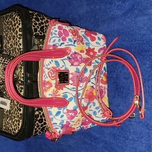 Rare Dooney and Bourke Marabelle mini ruby cross body